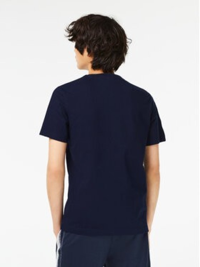 Lacoste T-Shirt TH5071 Granatowy Regular Fit