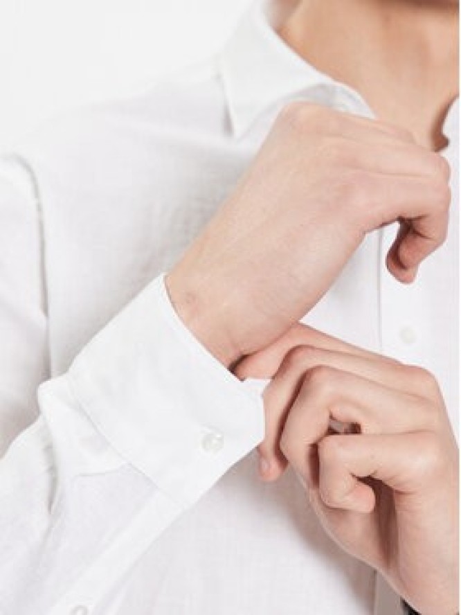 Seidensticker Koszula 01.140450 Biały Regular Fit