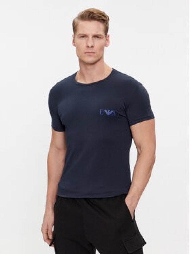 Emporio Armani Underwear Komplet 2 t-shirtów 111670 4R715 06236 Granatowy Regular Fit
