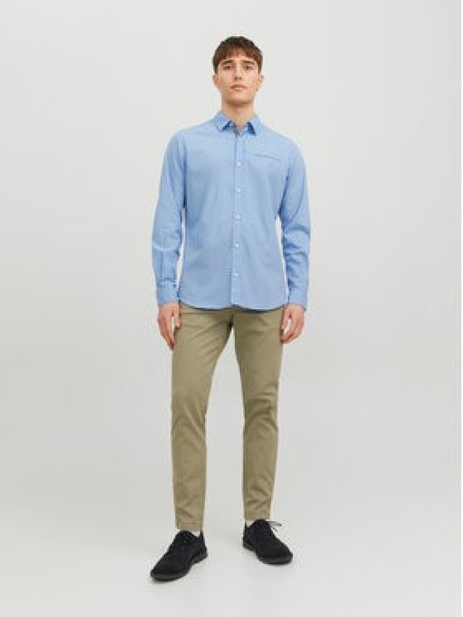 Jack&Jones Koszula 12235969 Niebieski Slim Fit