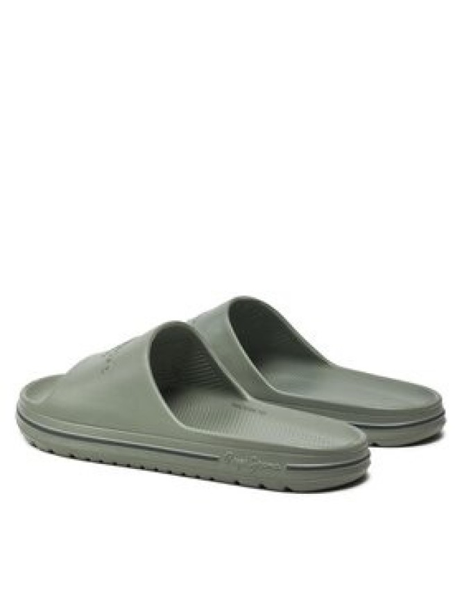 Pepe Jeans Klapki Beach Slide M PMS70159 Zielony