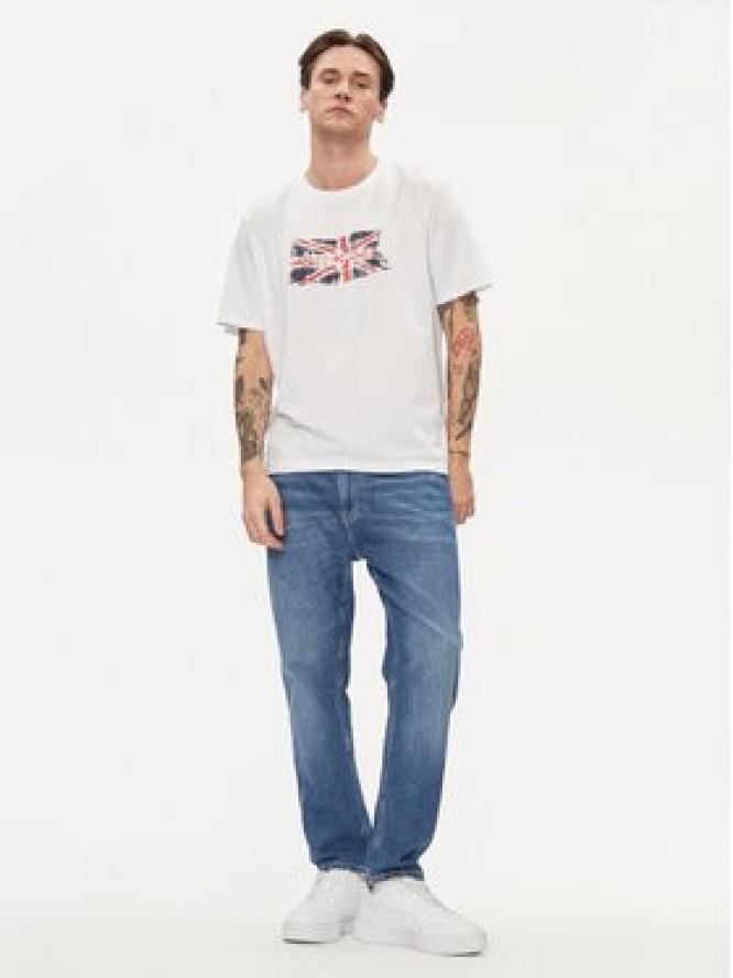 Pepe Jeans T-Shirt Clag PM509384 Biały Regular Fit