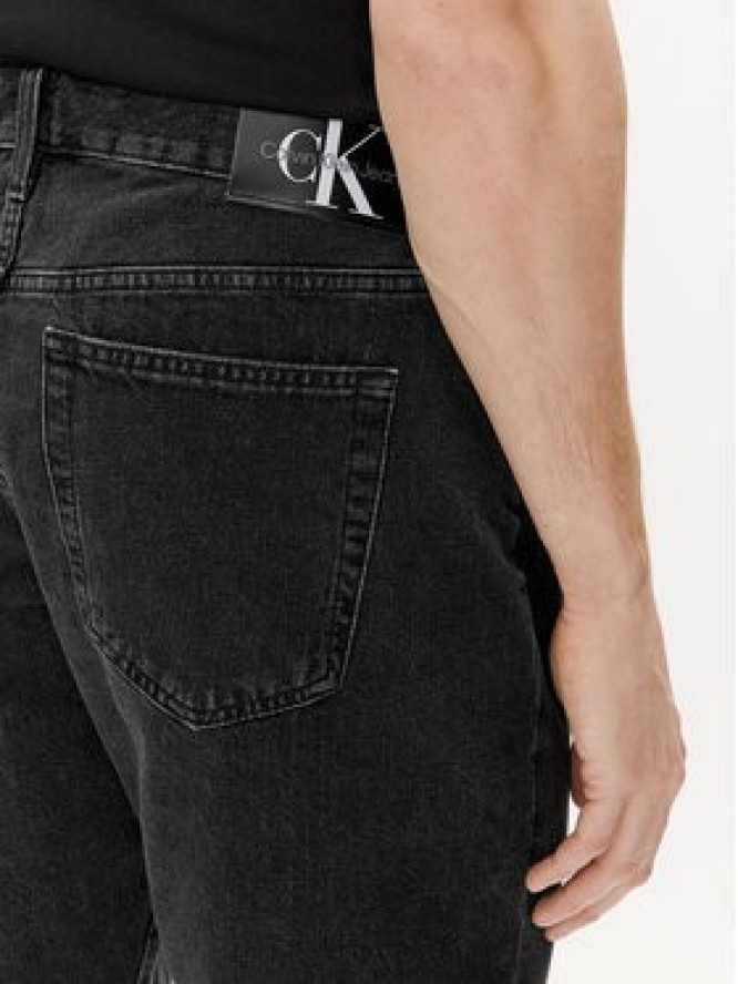 Calvin Klein Jeans Szorty jeansowe J30J325311 Szary Regular Fit