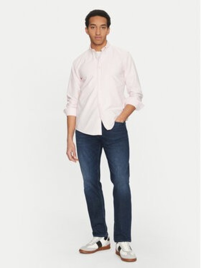 BOSS Koszula Roan 50520275 Różowy Slim Fit