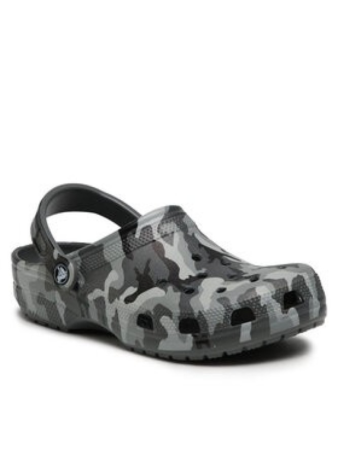 Crocs Klapki Classic Printed Camo Clog 206454 Szary