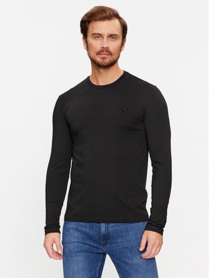 Trussardi Longsleeve 52T00763 Czarny Regular Fit