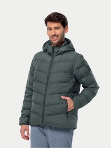 Jack Wolfskin Kurtka puchowa Colonius Jkt 1207431 Zielony Regular Fit