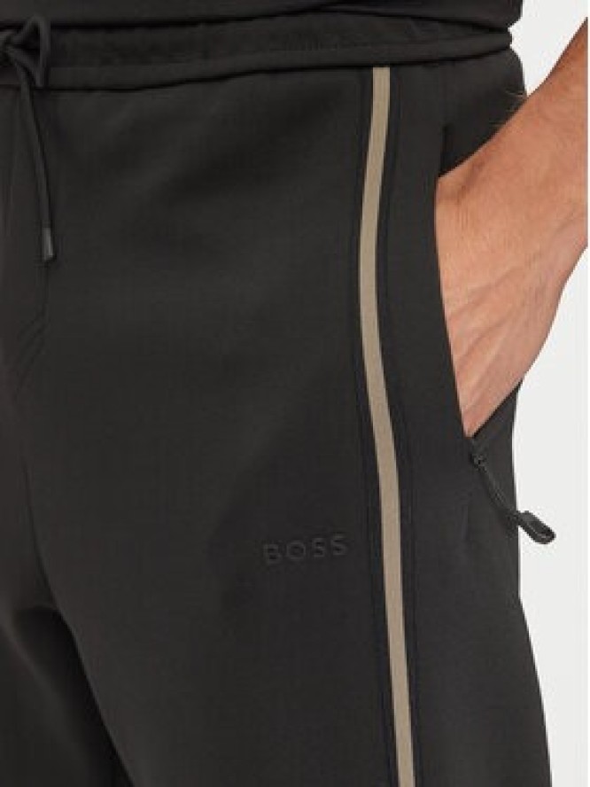 Boss Spodnie dresowe Hadiko 1 50523895 Czarny Regular Fit