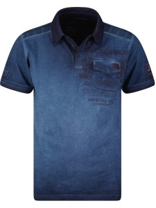 Geographical Norway Koszulka polo "Keony" w kolorze granatowym rozmiar: S