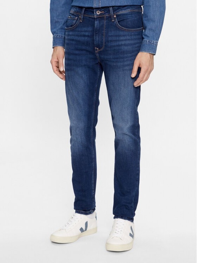 Pepe Jeans Jeansy PM207387 Niebieski Skinny Fit