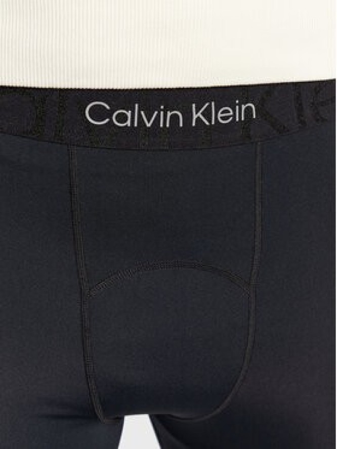 Calvin Klein Performance Legginsy 00GMF2L600 Czarny Slim Fit