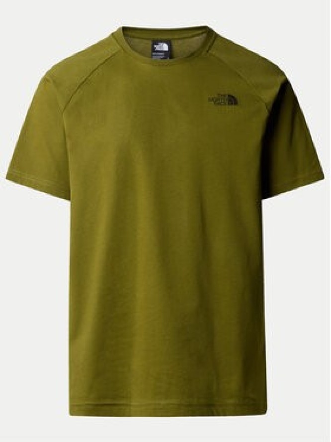 The North Face T-Shirt NF0A87NU Zielony Regular Fit