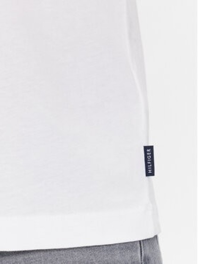Tommy Hilfiger T-Shirt Arch Varsity MW0MW33689 Biały Regular Fit