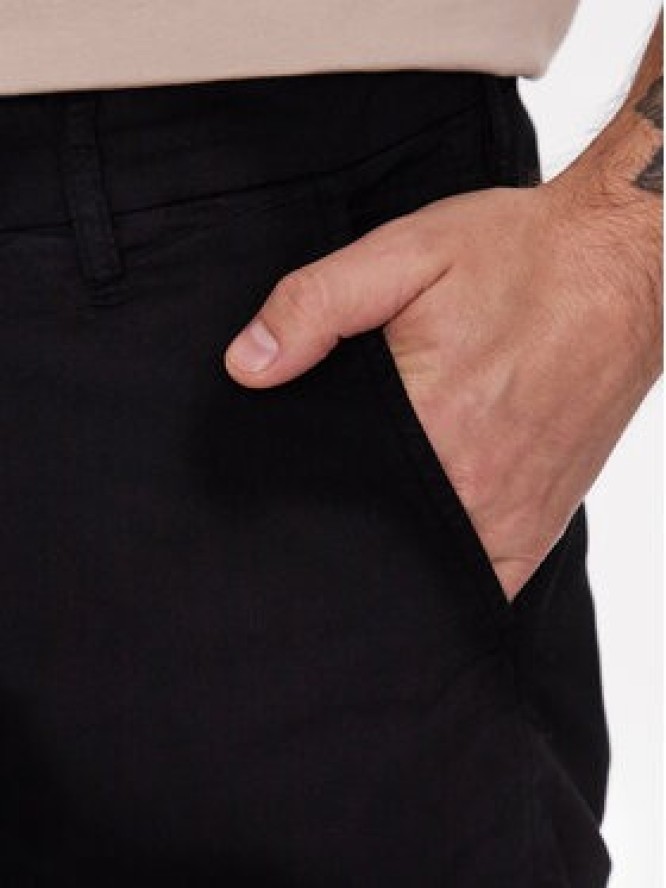Guess Spodnie materiałowe Myron M3GD18 WFBZ3 Czarny Slim Fit