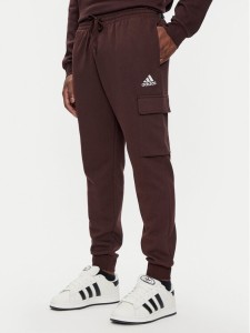 adidas Spodnie dresowe Essentials Fleece IY9092 Brązowy Regular Fit