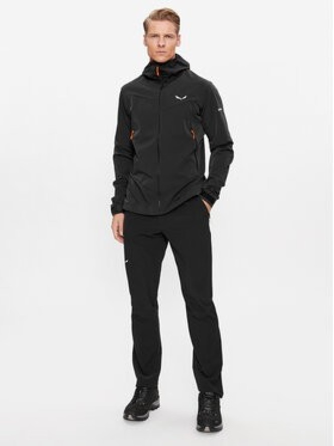 Salewa Kurtka softshell Sella DST 28468 Czarny Regular Fit