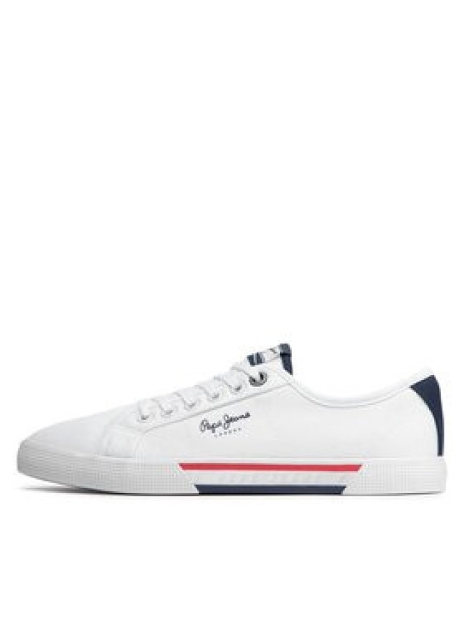 Pepe Jeans Tenisówki Brady Basic PMS30816 Biały