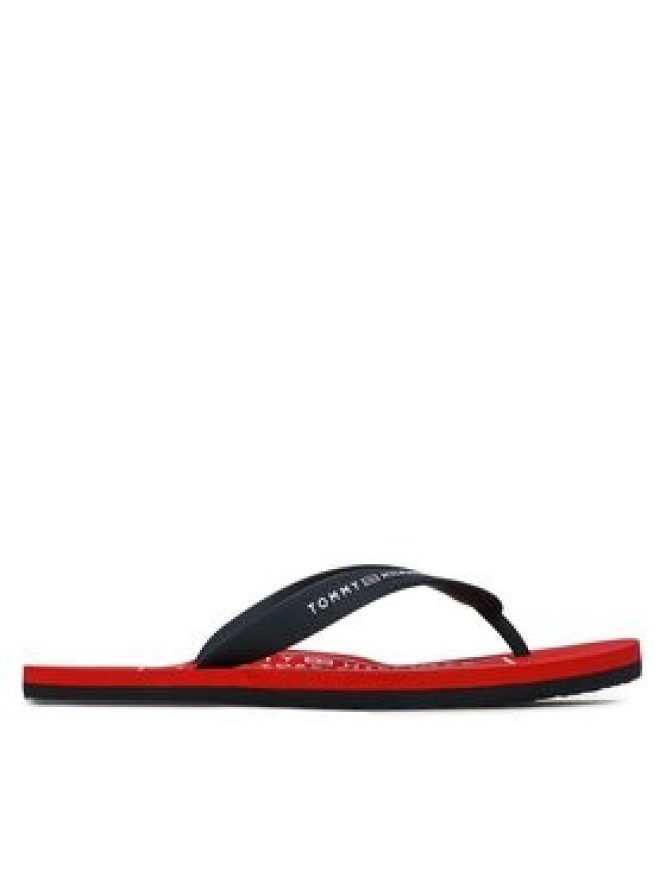 Tommy Hilfiger Japonki Rubber Hilfiger Beach Sandal FM0FM04468 Granatowy