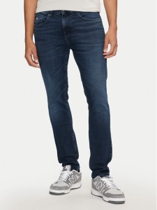 Tommy Jeans Jeansy Austin DM0DM19306 Granatowy Slim Fit