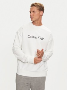 Calvin Klein Bluza Hero Logo K10K112956 Biały Comfort Fit