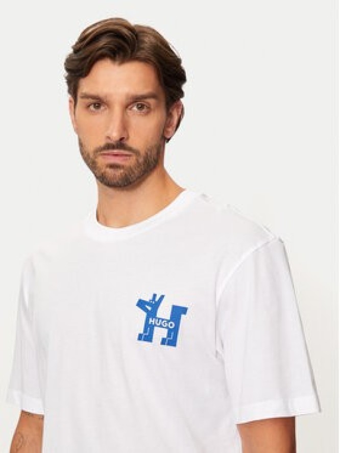 Hugo T-Shirt Noladogg 50523830 Biały Regular Fit