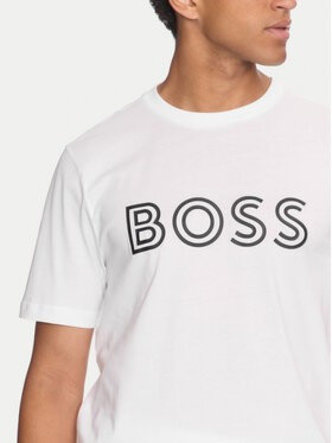 Boss T-Shirt 50519358 Biały Regular Fit