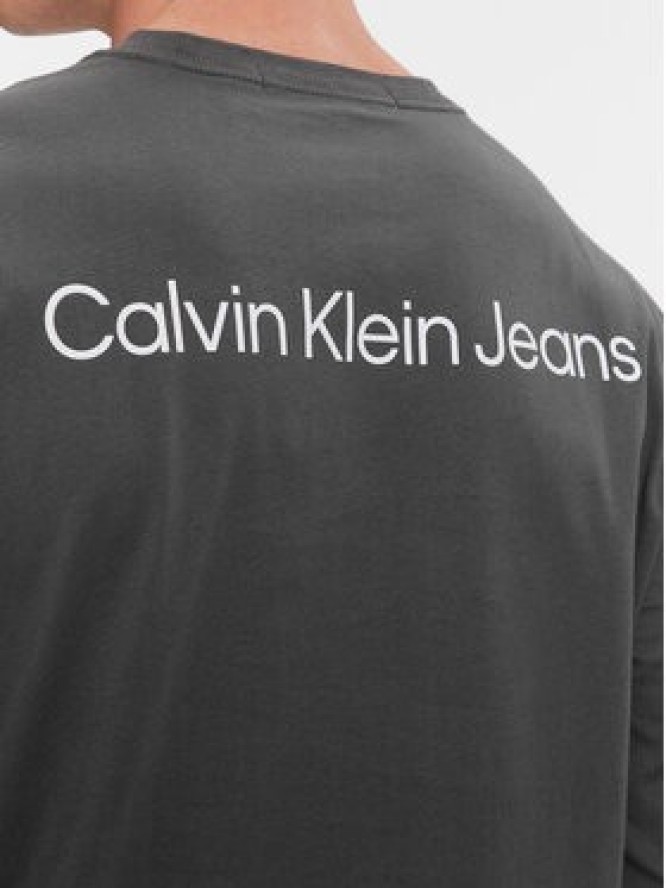 Calvin Klein Jeans Longsleeve Institutional J30J324654 Szary Regular Fit