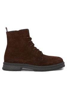 Tommy Hilfiger Kozaki Hilfiger Core Suede Boot FM0FM04674 Brązowy