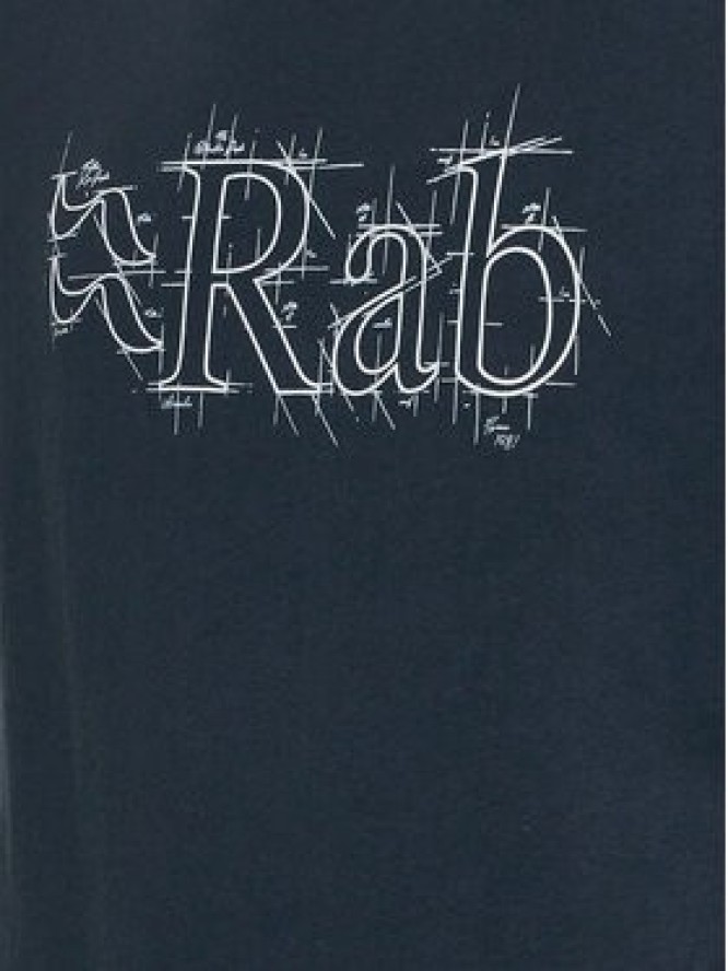 Rab T-Shirt Stance Stretch QCB-33-BE Granatowy Regular Fit