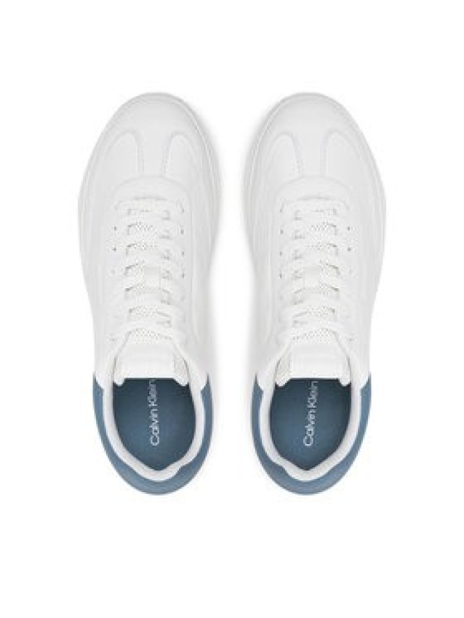 Calvin Klein Sneakersy Low Top Lace Up Lth HM0HM01790 Biały