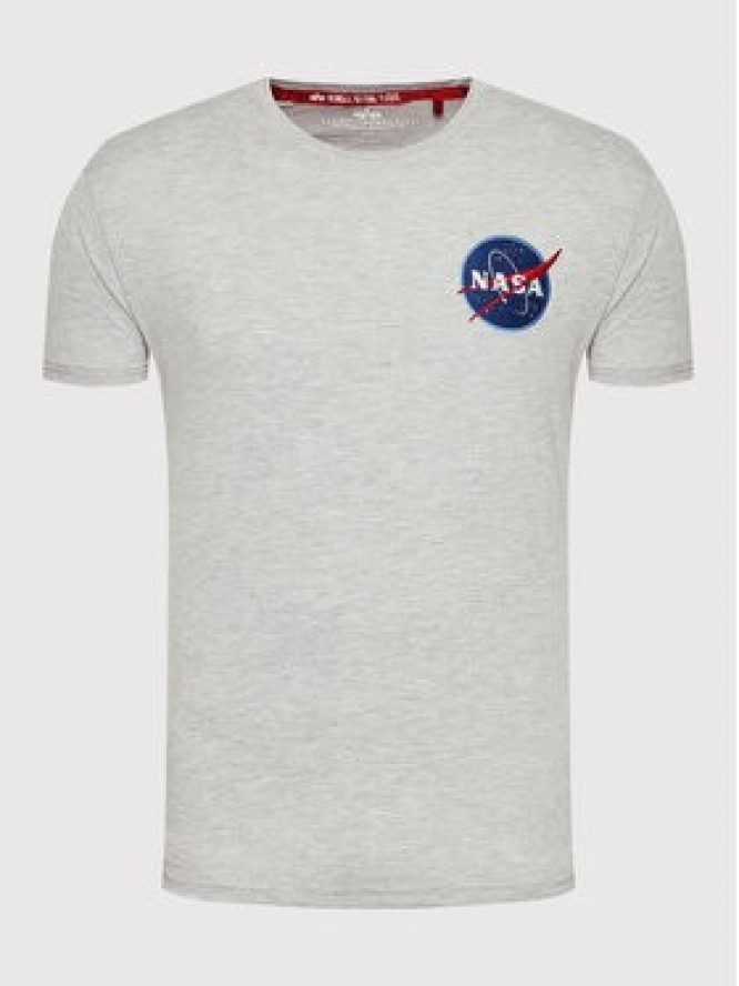 Alpha Industries T-Shirt Space Shuttle 176507 Szary Regular Fit