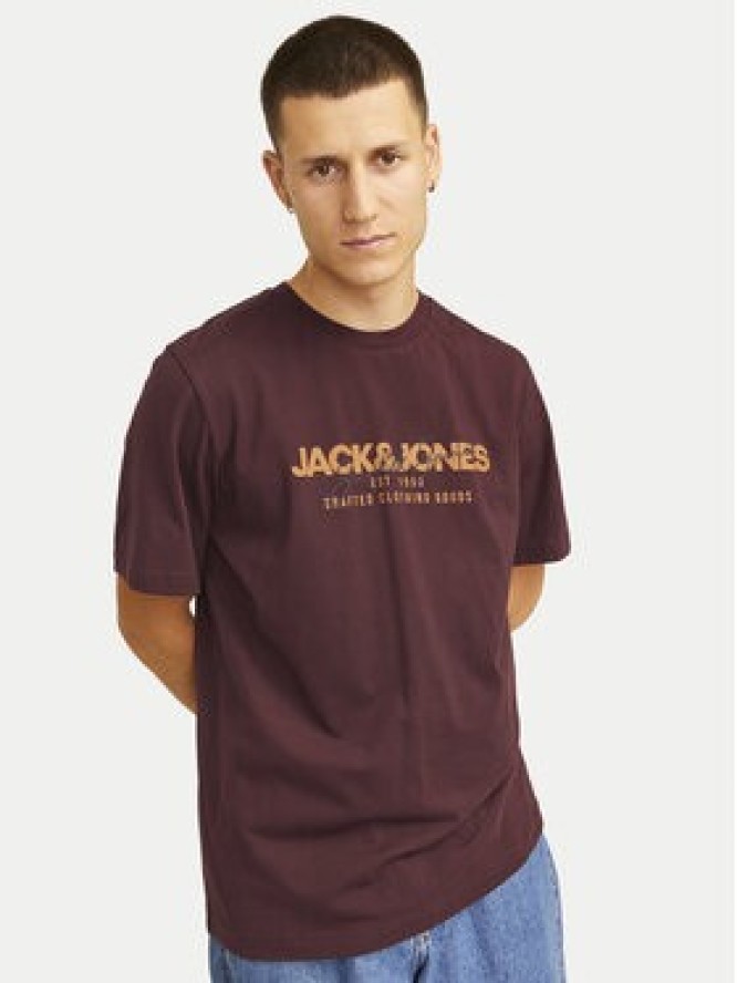 Jack&Jones T-Shirt Alvis 12256803 Czerwony Standard Fit