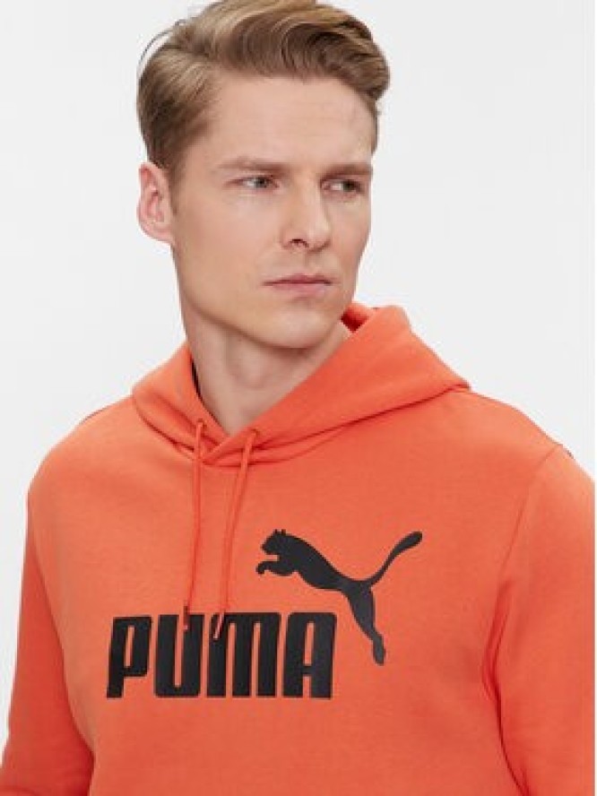 Puma Bluza Ess 586687 Pomarańczowy Regular Fit