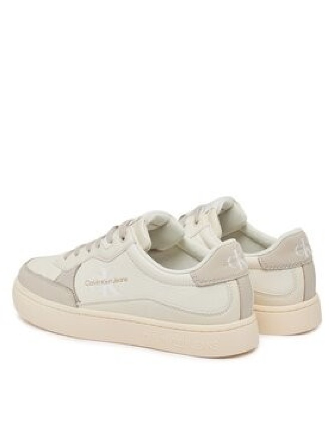 Calvin Klein Jeans Sneakersy Classic Cupsole Low Lth Ml Fad YM0YM00885 Beżowy