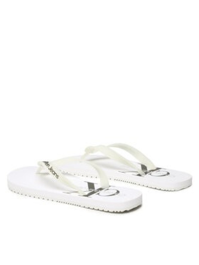 Calvin Klein Jeans Japonki Beach Sandal Monogram Tpu YM0YM00838 Biały