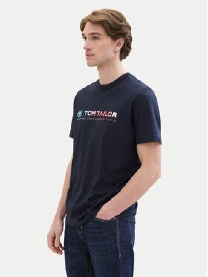 Tom Tailor T-Shirt 1041855 Granatowy Regular Fit