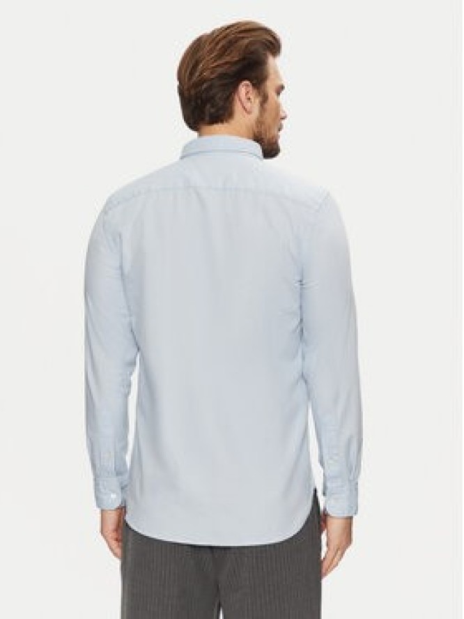 Tommy Hilfiger Koszula Flex Dobby MW0MW37578 Błękitny Slim Fit