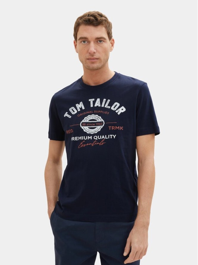 Tom Tailor T-Shirt 1037735 Granatowy Regular Fit