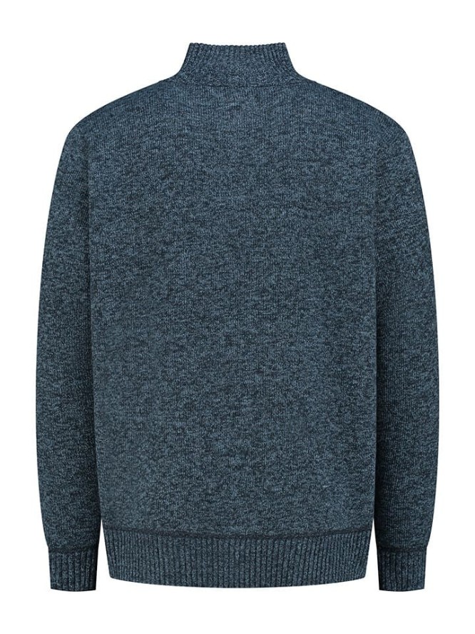MGO leisure wear Sweter "Perry" w kolorze niebieskim rozmiar: L