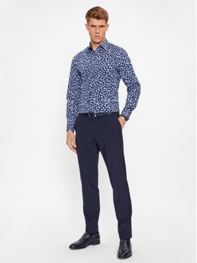 Boss Koszula H-Hank-Kent-C1-214 50502661 Granatowy Slim Fit