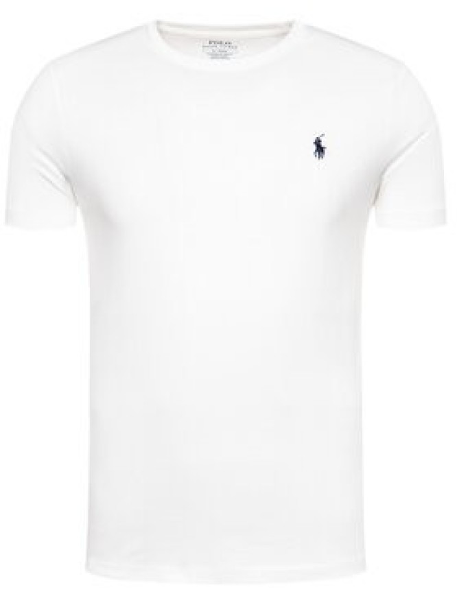 Polo Ralph Lauren T-Shirt 710680785 Biały Custom Slim Fit