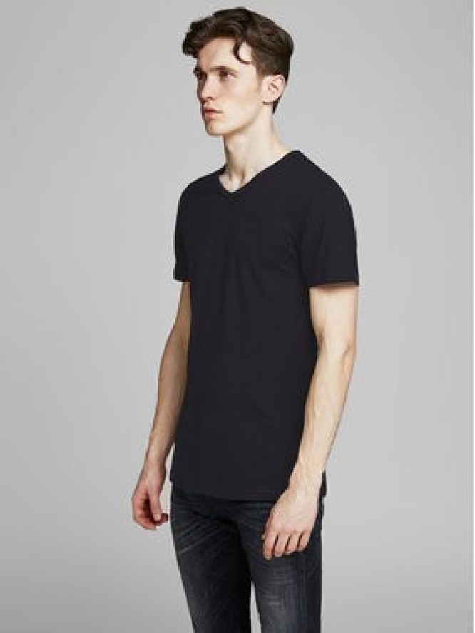 Jack&Jones Komplet 2 t-shirtów Basic 12133914 Czarny Slim Fit