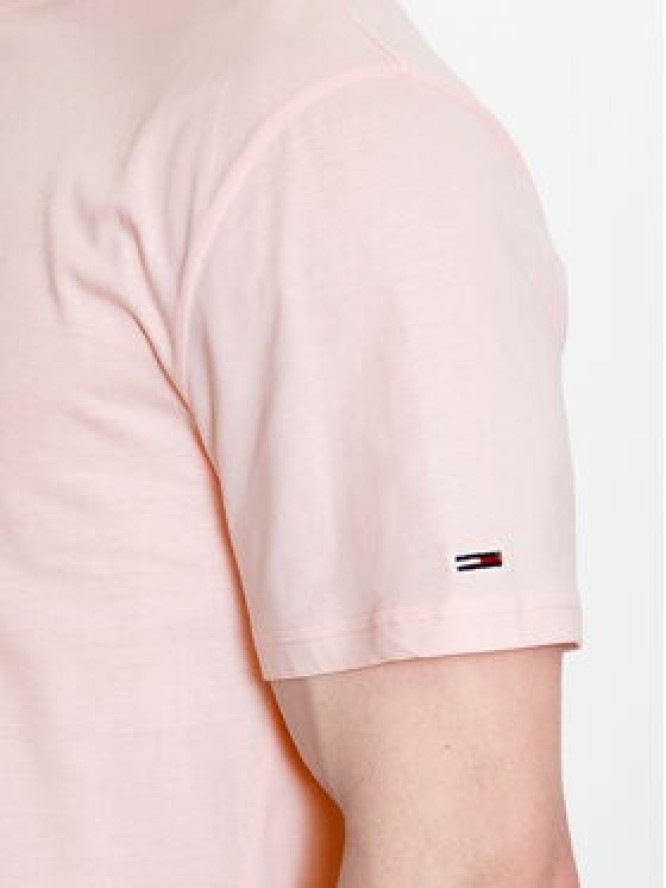 Tommy Jeans T-Shirt DM0DM16825 Różowy Regular Fit