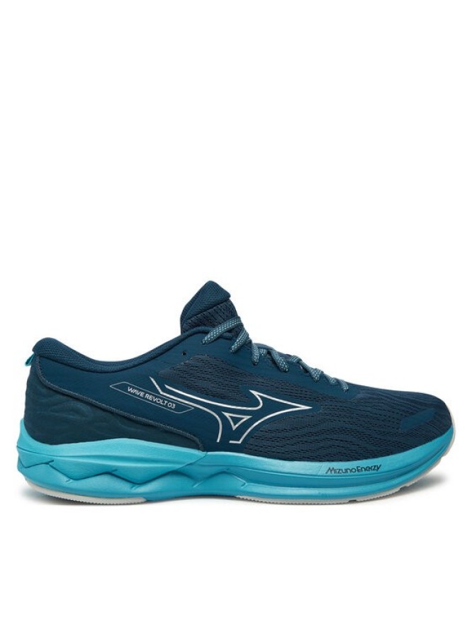 Mizuno Buty do biegania Wave Revolt 3 J1GC2481 Niebieski