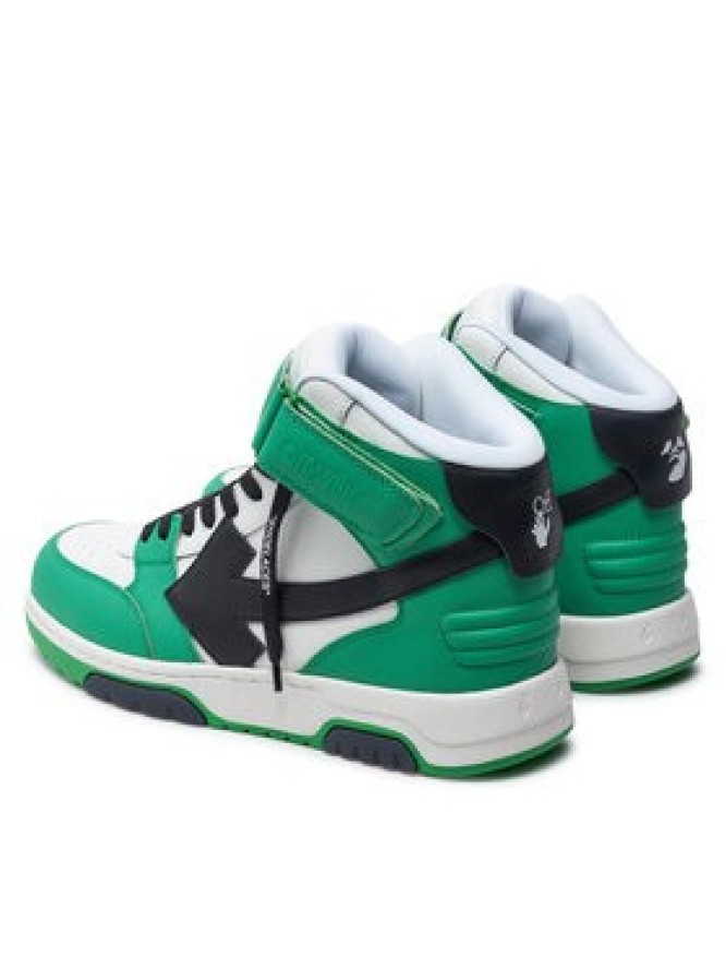 Off-White Sneakersy OMIA259S23LEA0015510 Zielony