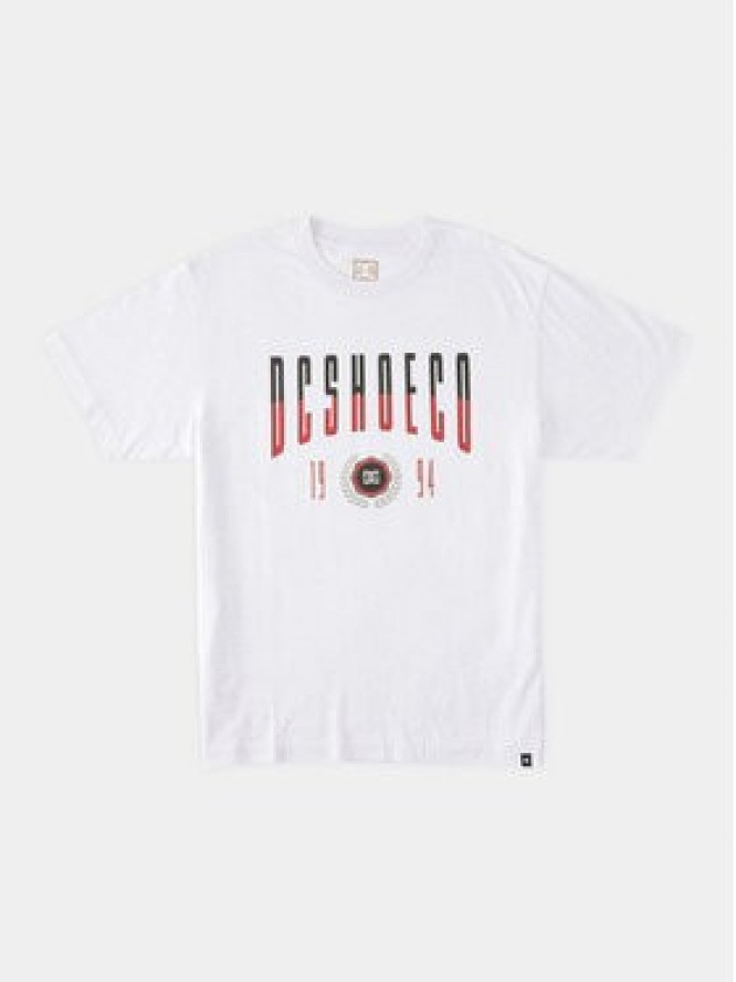 DC T-Shirt Dropout Tees ADYZT05304 Biały Regular Fit