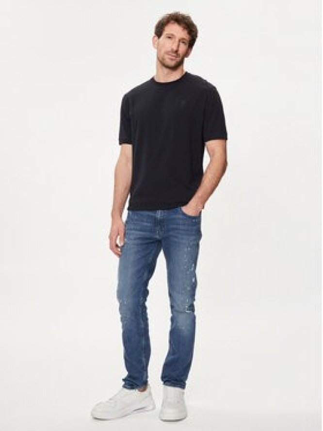 KARL LAGERFELD Jeansy 265801 542832 Granatowy Slim Fit