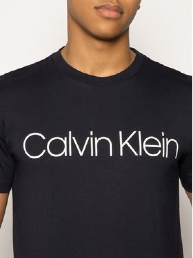 Calvin Klein T-Shirt Logo K10K104063 Granatowy Regular Fit