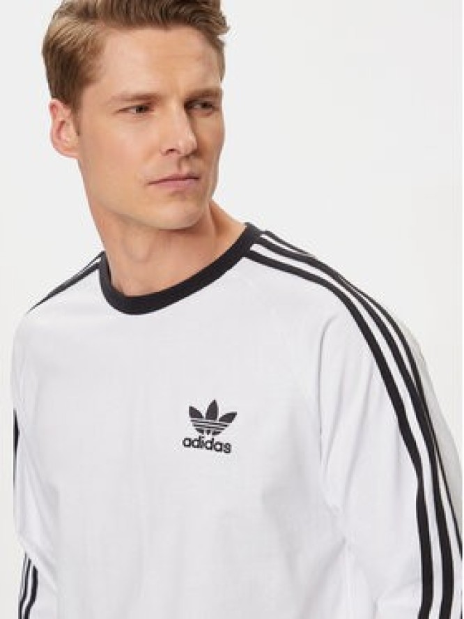 adidas Longsleeve Adicolor Classics 3-Stripes Long-Sleeve Top IA4879 Biały Slim Fit