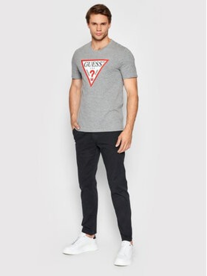 Guess T-Shirt M2YI71 I3Z11 Szary Slim Fit